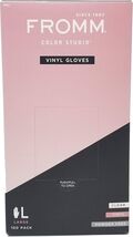 FROMM Color Studio Vinyl Gloves, Large, 100 Pack - $11.99