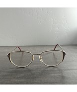 LAURA ASHLEY Eyeglasses ANNE CLARET Gold Pink Red 52-16-135 FRAMES ONLY - $41.91 CAD