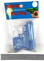 Vintage Blue Water Pistol Plastic Toy - New in Pkg (Circa 1960&#39;s) Hong Kong - £9.73 GBP