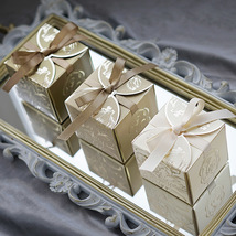 20pcs luxury ivory/champagne/red/burgundy/navy wedding favor/candy box - $30.00