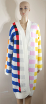 Lego X Target Long Colorblock Open Front Cardigan Sweater Womens  Small ... - £30.12 GBP