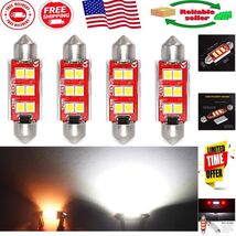 42mm 578 LED Bulb 4-Pack - High Efficiency 500 Lumen Automobile Lighting - $31.87 CAD