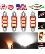 42mm 578 LED Bulb 4-Pack - High Efficiency 500 Lumen Automobile Lighting - $22.56