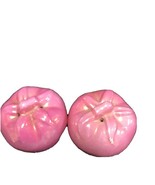 vintage Ceramic Red apple salt and pepper shakers - $11.88