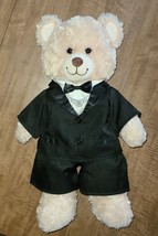 BAB Tuxedo Bear Plush Build A Bear Yankee Candle Village Exclusive Clean... - $25.99