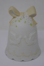 Lefton China Wedding Hand Painted Porcelain Musical Bell 00945 - £23.89 GBP