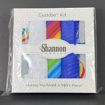 Shannon Fabrics Cuddle Kit Blanket Throw Color Pop CKFAB5 38&quot;X58&quot; NIB - $39.99