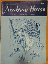 March 1964 The International Arabian Horse cover art by Elaine Debbins m... - $13.49