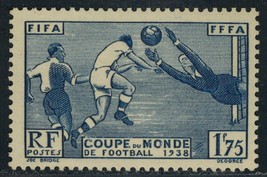 FRANCE Sc# 349 MNH World Cup Soccer Championship (1938) Postage - £10.25 GBP