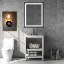 Bathroom Vanity LED Lighted Mirror-(Horizontal/Vertical)-36*28in - £109.46 GBP