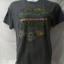 Teenage Mutant Ninja Turtles TMNT Modern Retro Gray T-Shirt Men’s Large L 21x25 - £13.32 GBP