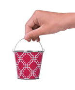 12pc Modern Mini Pink Pails w/ Metal Handle for Crafts, Candy, Party Fav... - $21.70 CAD