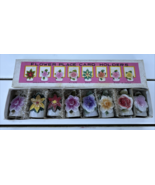Vintage Porcelain Flower Place Card Photo Holder Set Cmmodore Made In Japan - $27.71