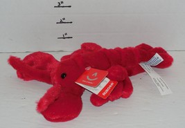 Aurora Plush Bean Bag 6&quot; Lobster Stuffed toy - $10.03