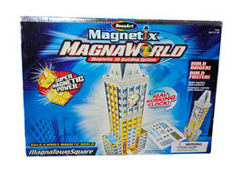 RoseArt  3D Building MAGNAWORLD MagnaTown Square set New Sealed Box #28185 - £45.22 GBP