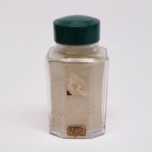 Vintage Coty Emeraude Perfumed Talc Powder 2oz Glass Bottle- 95% Full  - £23.27 GBP