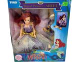 VINTAGE 1991 TYCO DISNEY ROYAL PRINCESS ARIEL THE LITTLE MERMAID DOLL IN... - $46.55