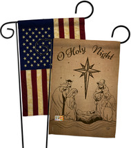 Holy Night - Impressions Decorative USA Vintage - Applique Garden Flags Pack - G - £24.69 GBP