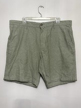 14th &amp; Union Men&#39;s Green 100% Cotton Slim Fit Shorts 40 NWOT - £18.36 GBP