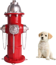Dog Fire Hydrant Statue With 4 Stake Puppy Pee Post Training 14.5 Inch T... - $53.93