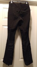 Vtg Roffe Jett Black Snowboard Ski Pants 4160 Stirrup Gaiter Bottoms Sz 28R - £36.91 GBP