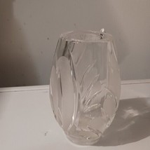 Waterford Crystal Vase Mini Frosted Poland Bud Vase Etch Centerpiece Hom... - $93.50