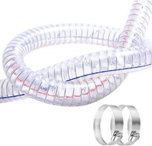 Ququyi 2&quot; Id X 2-1/4&quot; Od, 3Ft Length Steel Wire Hose Pvc Vacuum Tubing D... - $637.27 MXN