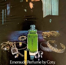 Coty Emeraude Perfume 1979 Advertisement Vintage Beauty Products DWKK5 - $24.99
