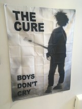 THE CURE Boys Don&#39;t Cry Poster Flag Banner Fabric Wall Tapestry - £23.64 GBP