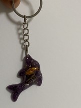 Retro Stonefish Keychain shell in Purple Marble - $22.11 CAD