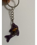 Retro Stonefish Keychain shell in Purple Marble - €14,02 EUR