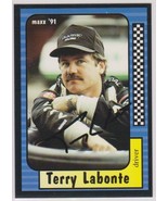 Terry LaBonte Autographed 1991 Maxx NASCAR Racing Card - $285.10 MXN