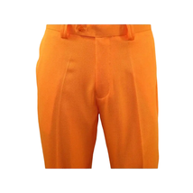 Men 2pc Walking Leisure Suit Short Sleeves DREAMS Checker 282-18 Orange image 9