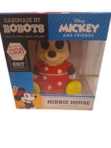 Disney Handmade by Robots #028 Knit MINNIE MOUSE Collectible Vinyl Figure NEW - £13.14 GBP