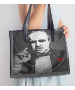 The GodFather Transparent Tote Bag | Inner Black Bag Included | Free Ship - $52.12 CAD