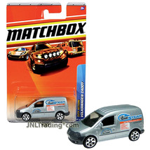Year 2009 Matchbox City Action 1:64 Die Cast Car #65 Silver Van VOLKSWAGEN CADDY - $19.99