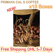 10 Boxes PRIMAYA Cal S Coffee Low Calories Weight Loss Control Slim Diet... - $174.26