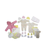 Bambini LS-0119 Newborn Baby Girls Layette Set, White Pink - Newborn - €81,03 EUR