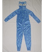 Fleece One-Piece Pajamas Girls Size 6/6X 7 Blanket Sleeper Union Suit Ho... - £19.64 GBP