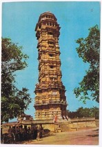 Postcard Victory Tower Chittor Chittorgarh Rajasthan Northwest India - £1.70 GBP