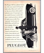 1959 Peugeot 403 Sedan Automobile Car PRINT AD BX4 - $6.65 CAD
