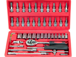 1/4 Socket Set Phillips Torx Hex Screwdriver Motorcycle Bicycle Repair - £20.84 GBP