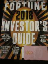 Fortune Magazine December 15 2017 2018 Investor&#39;s Guide Stock That Are Ready Soa - £7.85 GBP