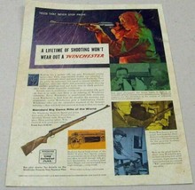 1955 Print Ad Winchester Model 70 Bolt Action Rifles New Haven,Connecticut - $22.48