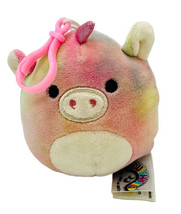 Kellytoy Squishmallows Esmerelda Clip On Keychain Backpack 2019 Unicorn ... - £13.97 GBP