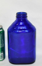 Old Hazel Atlas Blue Glass Medicine Bottle Cobalt Blue Milk of Magnesia Bottle - £20.06 GBP