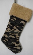 Christmas Stocking Camouflage CAMO Hunting Military  Hunters Holiday NEW - £15.46 GBP