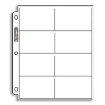 Ultra Pro 20 (Twenty) Single 8-Pocket Pages - Eight Pockets Coupon Page ... - £12.78 GBP