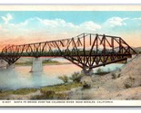 Santa Fe Chemin de Fer Pont California Ca Unp Fred Harvey Wb Carte Posta... - £6.37 GBP
