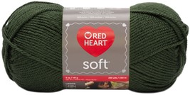 Red Heart Soft Yarn-Dark Leaf - $17.17